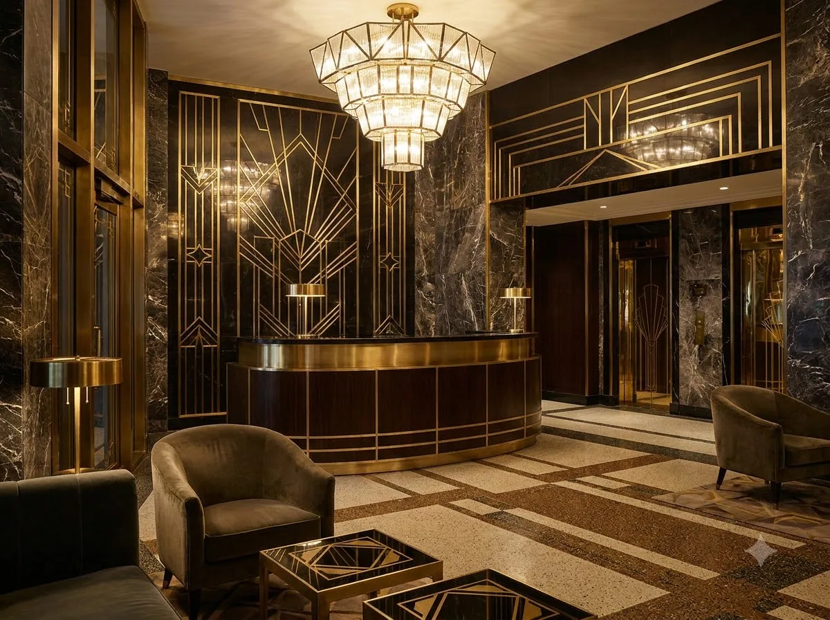 Art Deco Revival (nghệ thuật trang trí từ 1920s) — kết quả từ Gemini image generation through gflow-cli (legacy atlas).