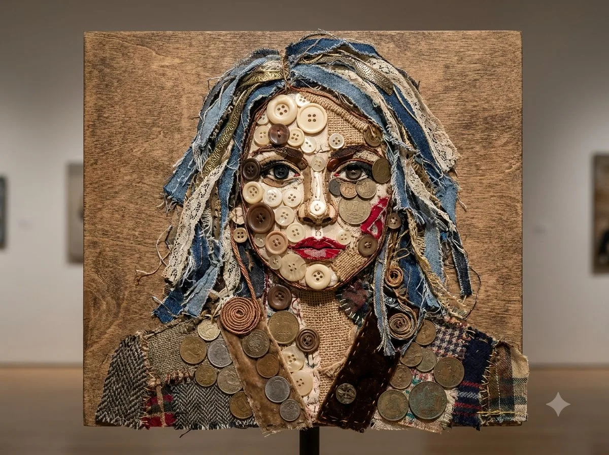 Assemblage Art (Nghệ thuật lắp ghép) — kết quả từ Gemini image generation through gflow-cli (legacy atlas).