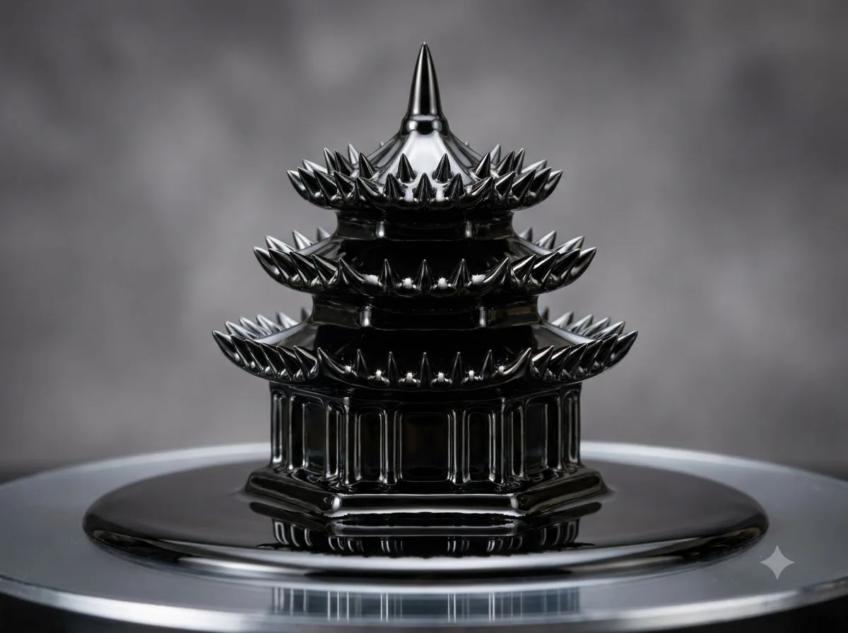 Ferrofluid (Chất lỏng từ tính) — kết quả từ Gemini image generation through gflow-cli (legacy atlas).