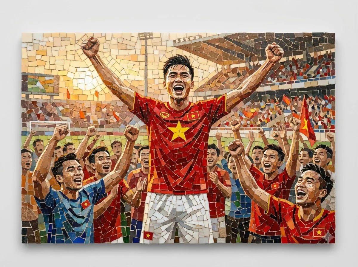 Mosaic (Tranh khảm) — kết quả từ Gemini image generation through gflow-cli (legacy atlas).
