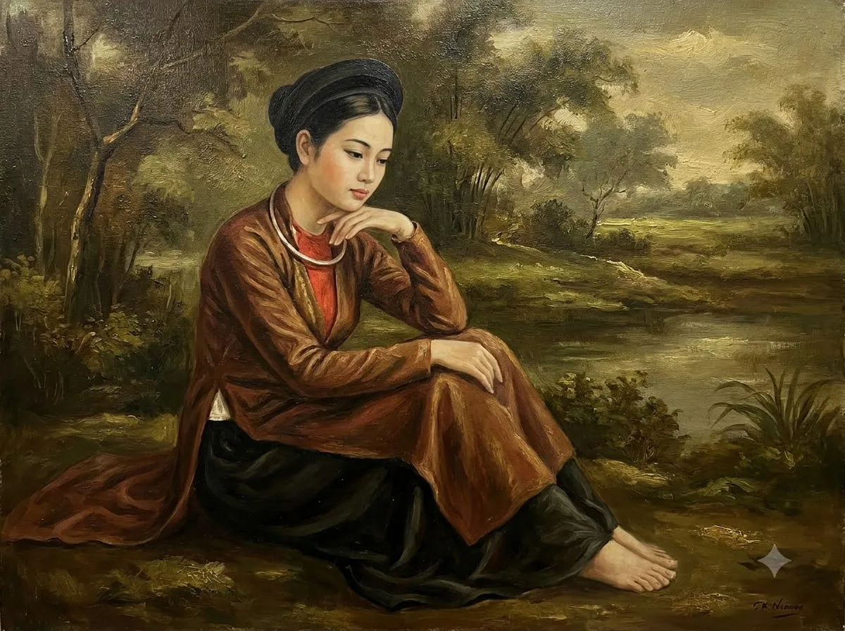 Oil Painting (Tranh sơn dầu) — kết quả từ Gemini image generation through gflow-cli (legacy atlas).