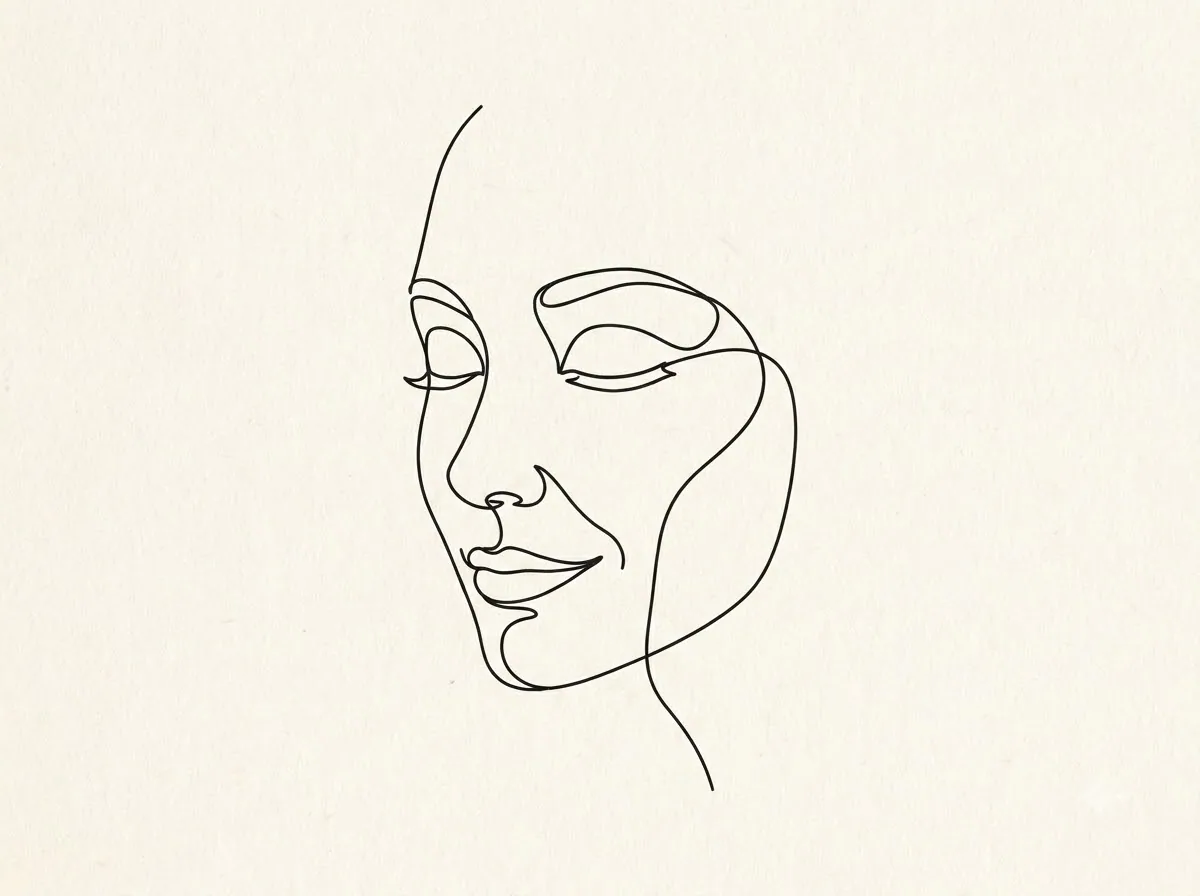 One Line Drawing (Vẽ một nét) — kết quả từ Gemini image generation through gflow-cli (legacy atlas).
