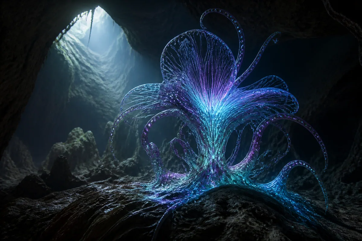 Xeno-Art (Sinh vật ngoài hành tinh) — kết quả từ ChatGPT image generation (legacy atlas).