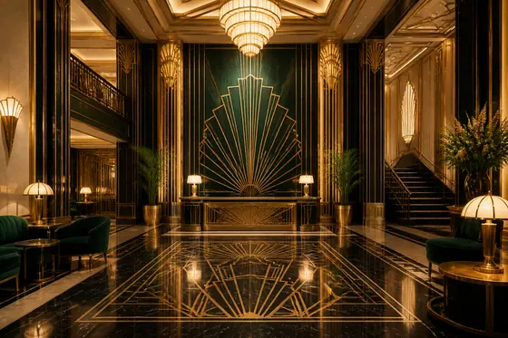 Art Deco Revival (nghệ thuật trang trí từ 1920s) — kết quả từ ChatGPT image generation (legacy atlas).