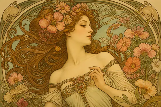 Art Nouveau (Tân nghệ thuật) — kết quả từ ChatGPT image generation (legacy atlas).