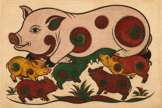 Block Print (In mộc bản) — kết quả từ ChatGPT image generation (legacy atlas).