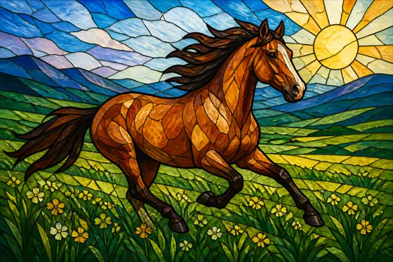 Stained Glass (Kính màu) — kết quả từ ChatGPT image generation (legacy atlas).
