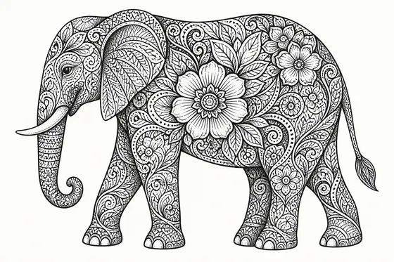 Zentangle (Vẽ thiền) — kết quả từ ChatGPT image generation (legacy atlas).